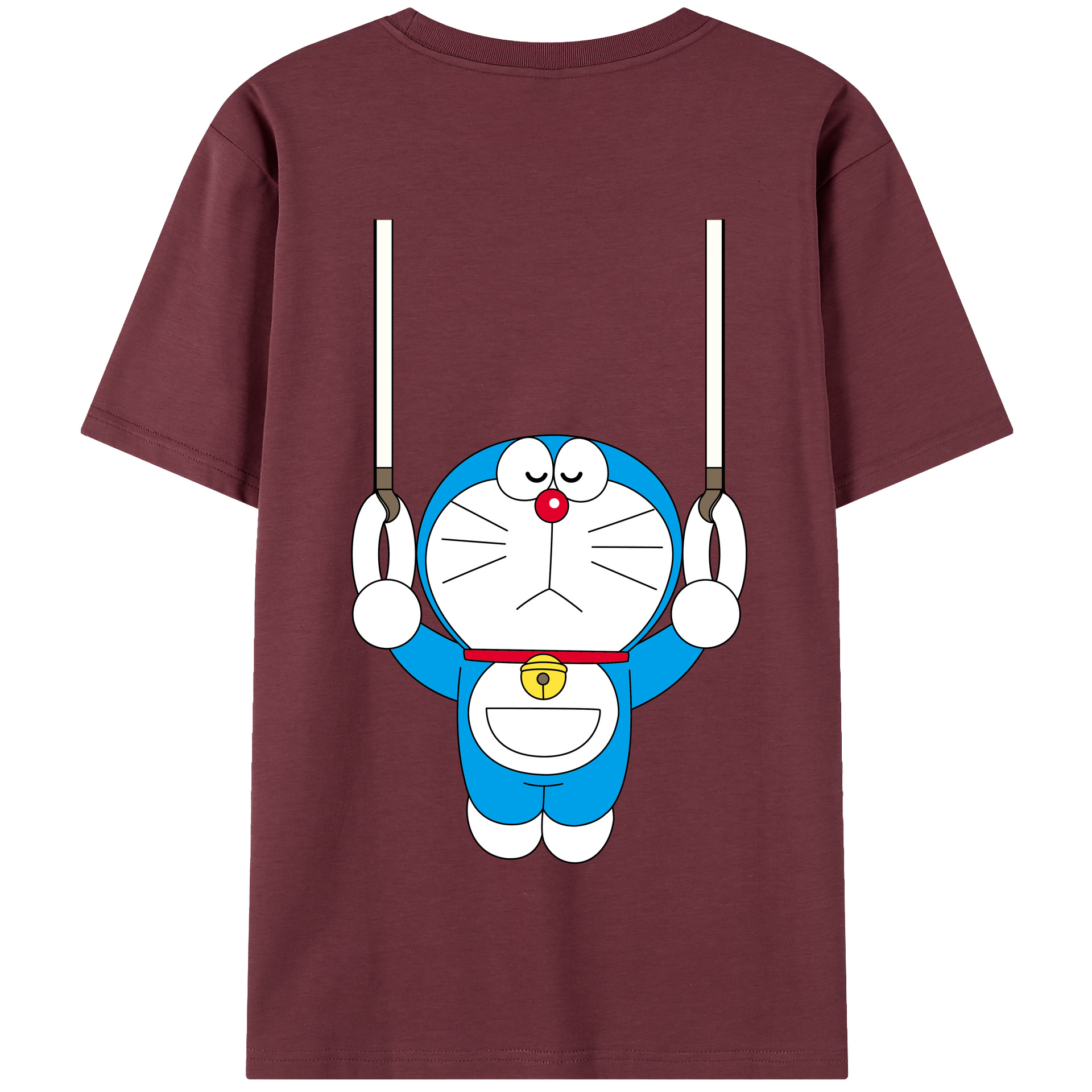 （画像用） ドラえもん Doraemon 綿100％半袖Tシャツ（背面プリント）